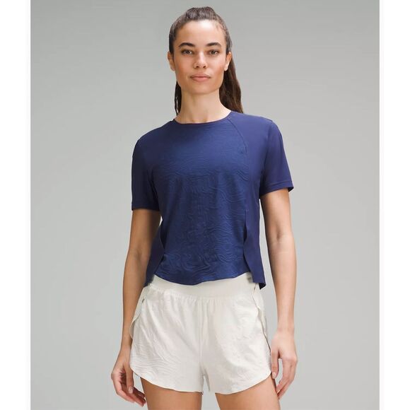 Lululemon Lightweight Stretch Running T-Shirt Airflow size 4 - Picture 1 of 6